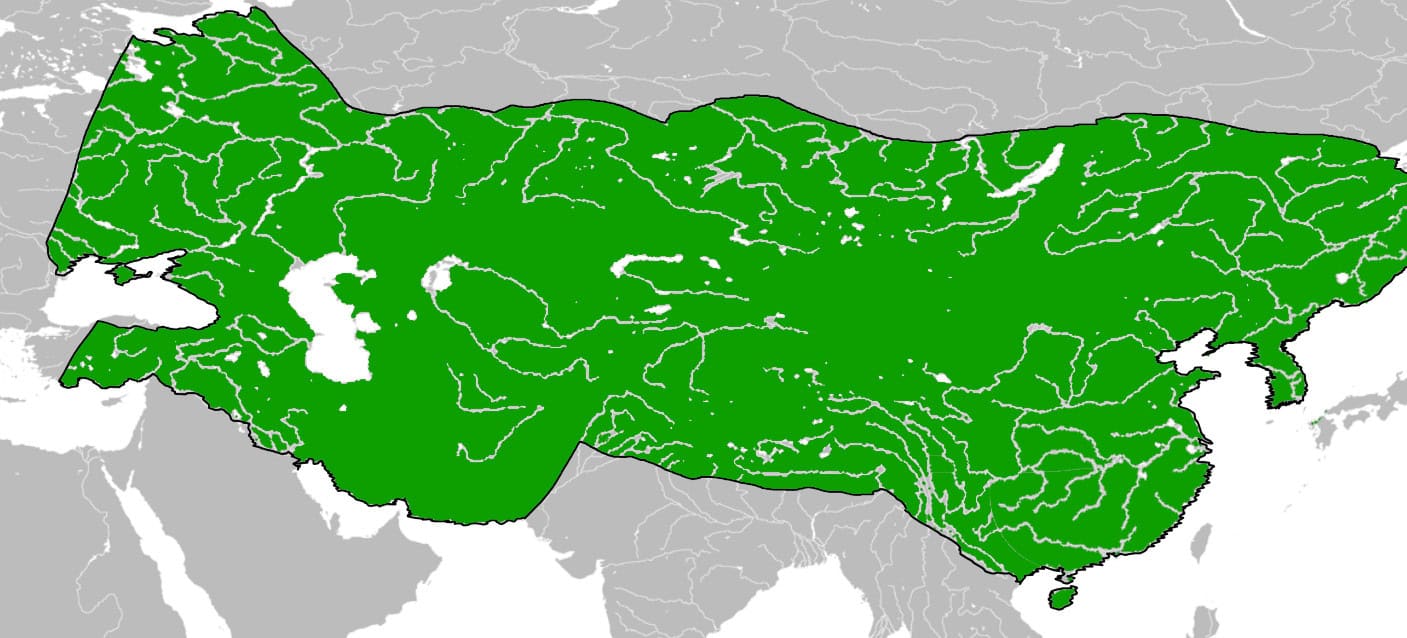 Map Mongol Empire