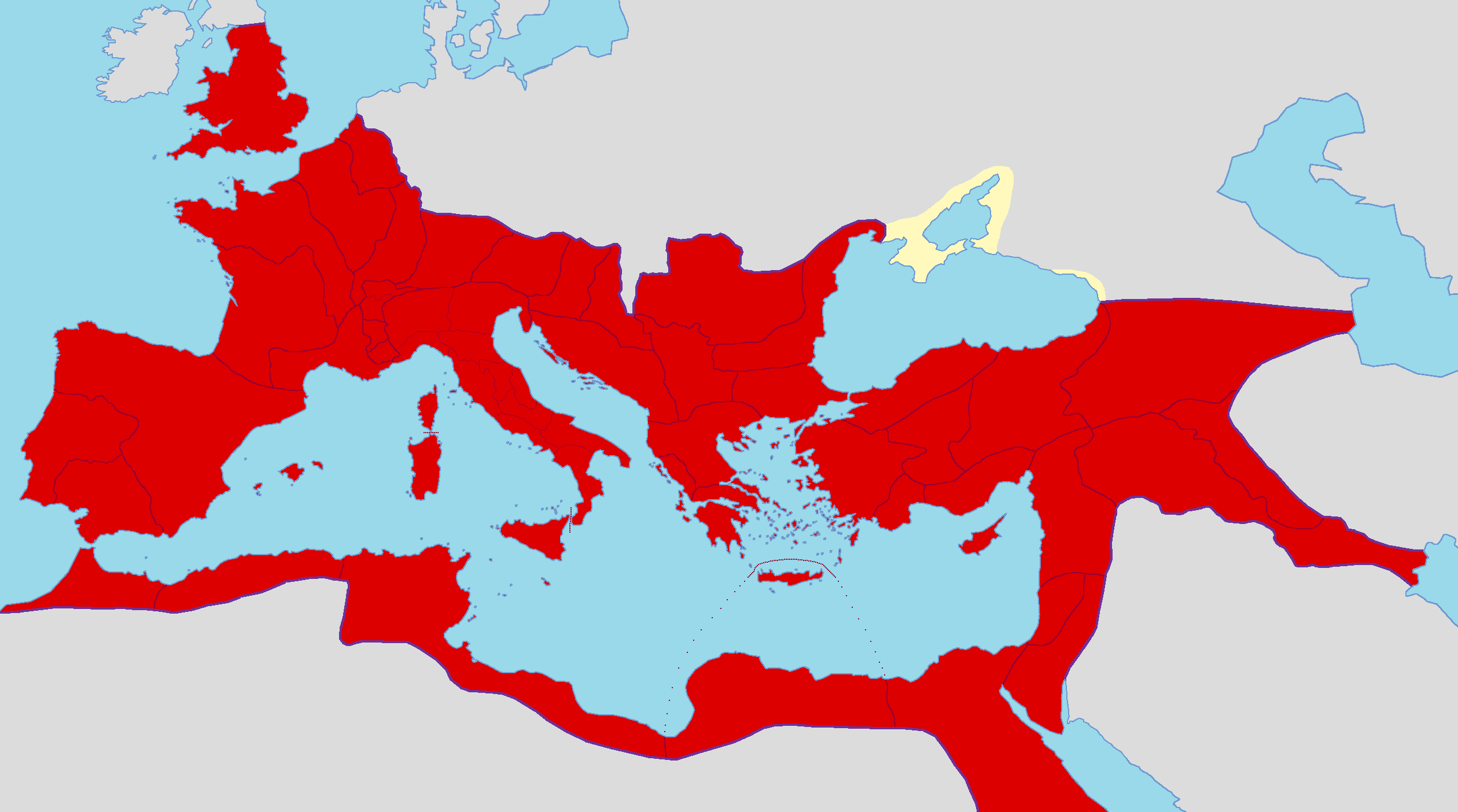 Roman Empire map