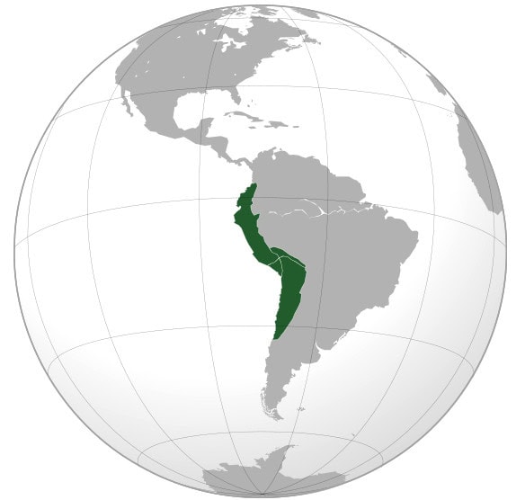 Map of Inca Empire