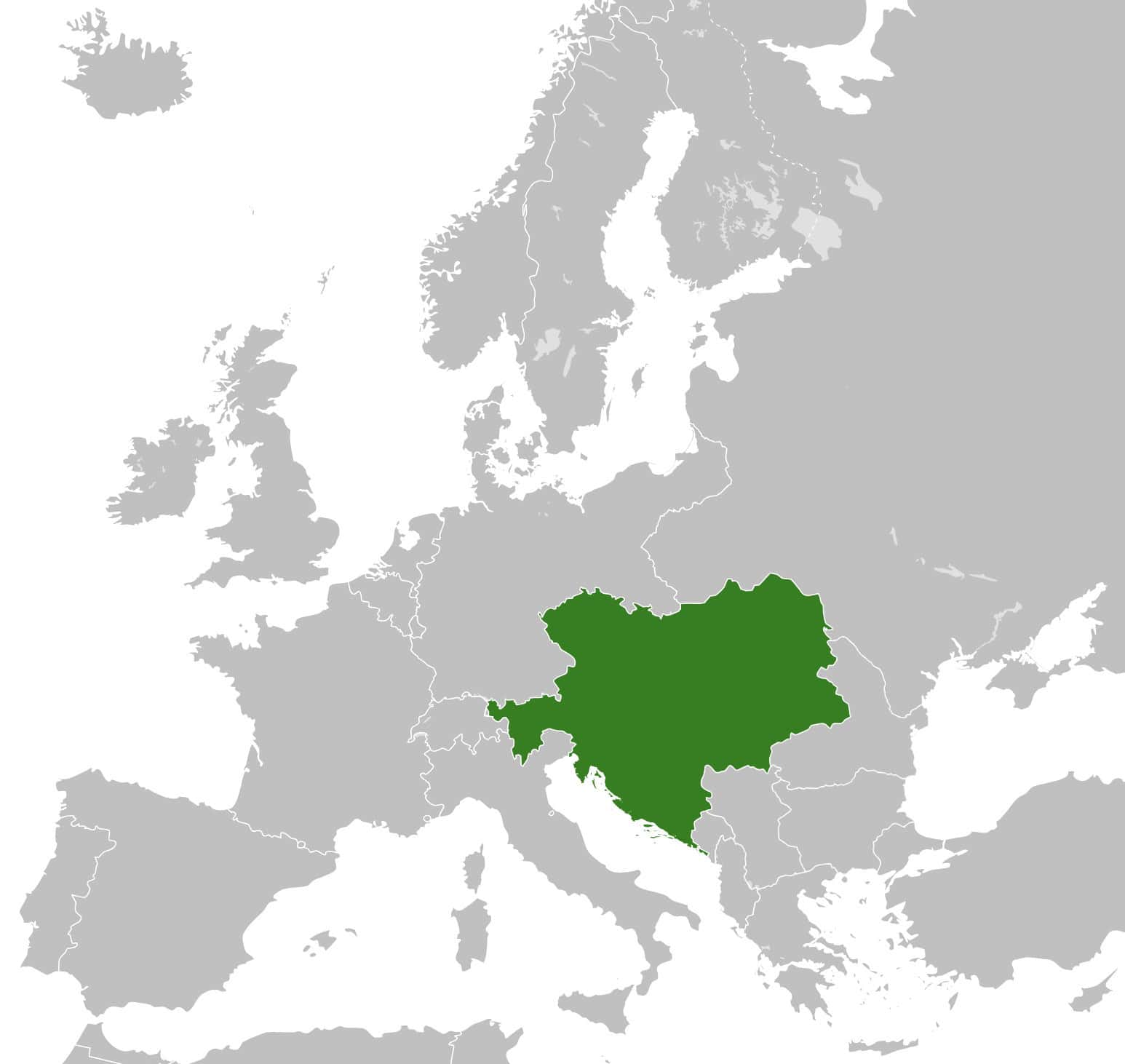 Austro-Hungarian Empire Map