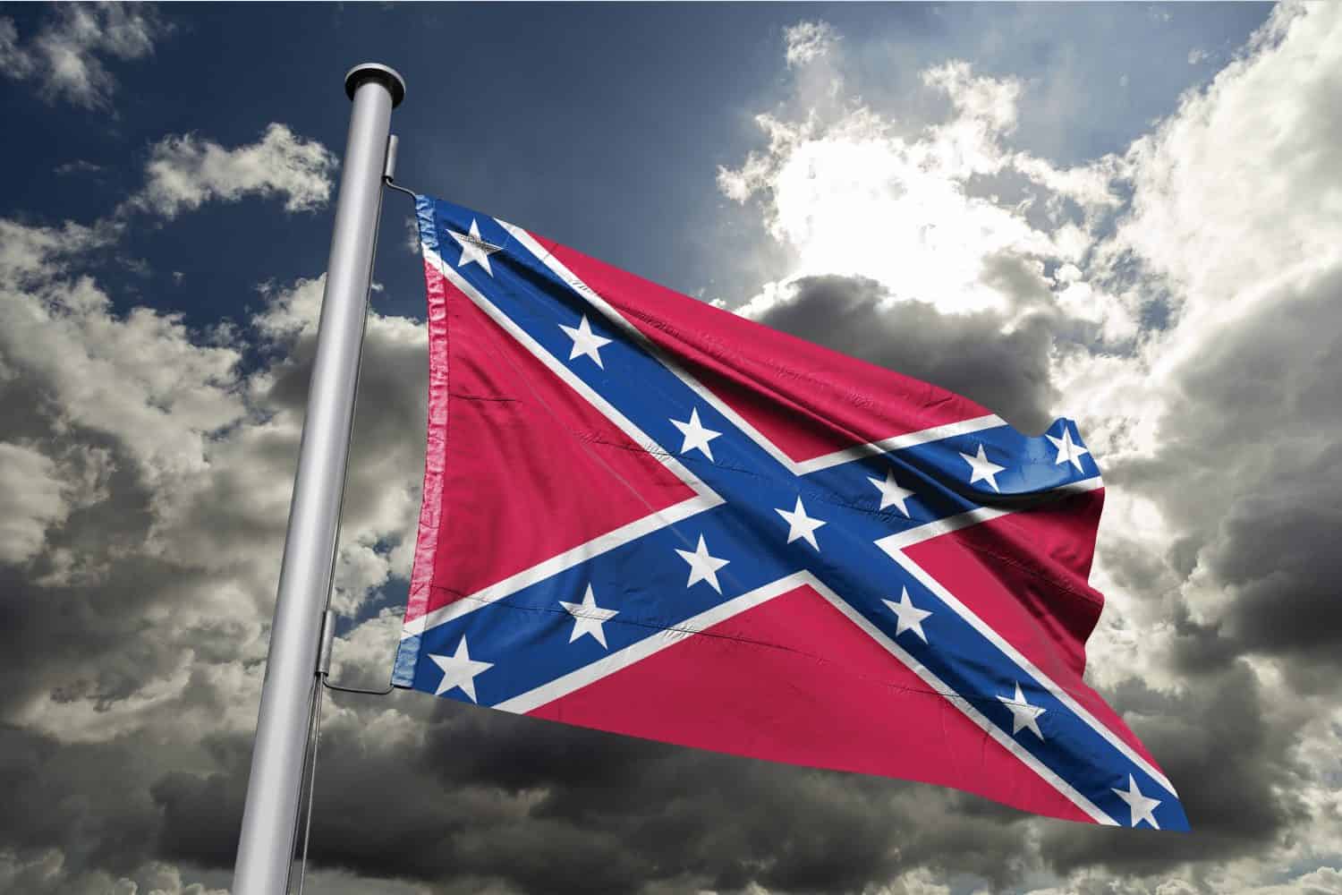 The flags of the Confederate States of America have a history of three successive designs during the American Civil War. The Second Confederate Navy flag