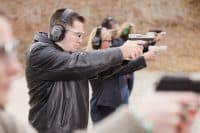 Practicing at the Shooting Range