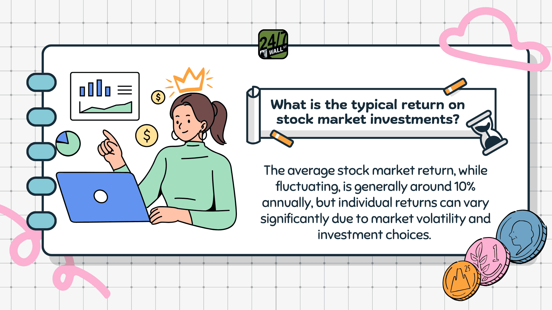 What is the typical return on stock market investments?