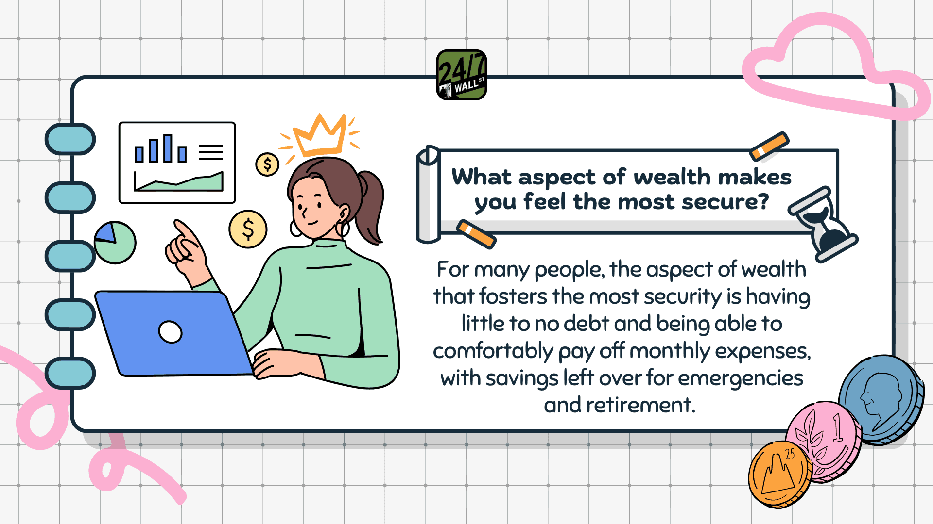 What aspect of wealth makes you feel the most secure?