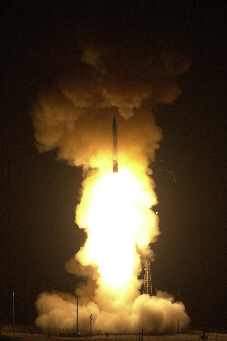 Minuteman III test launch, 2005 