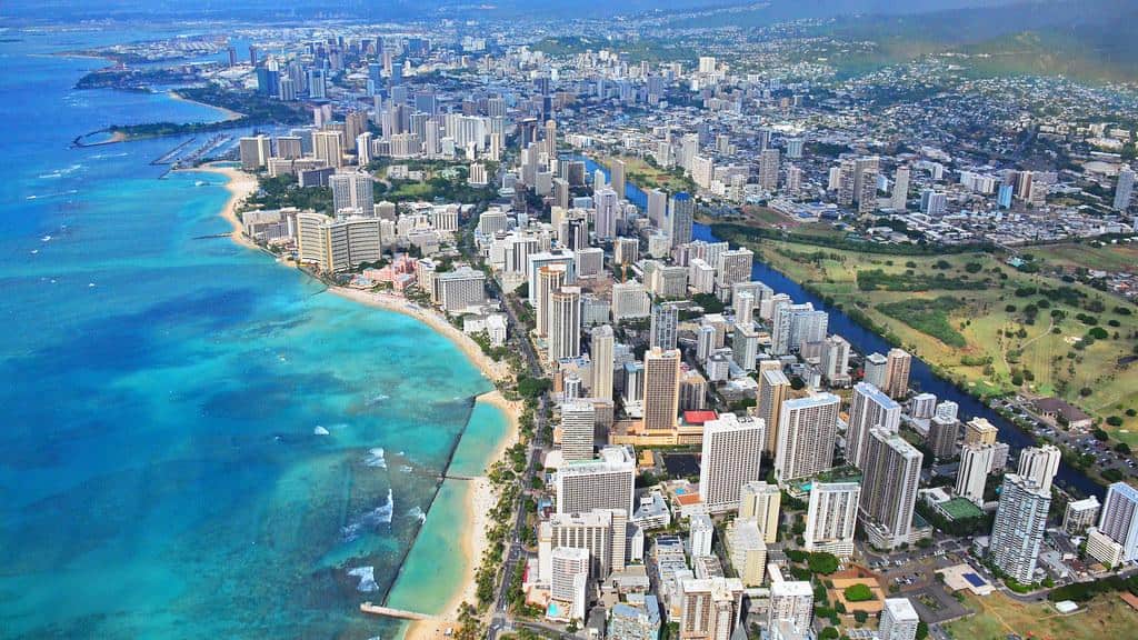 Hawaii+city+skyline | Waikiki, Honolulu