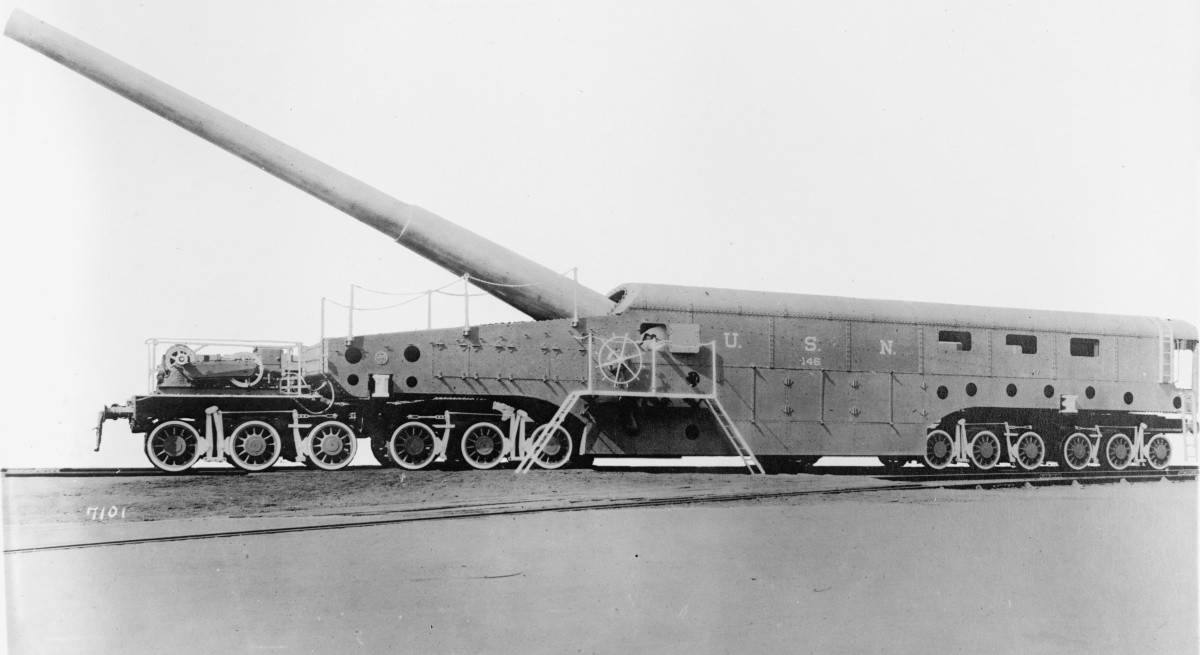 US railway gun