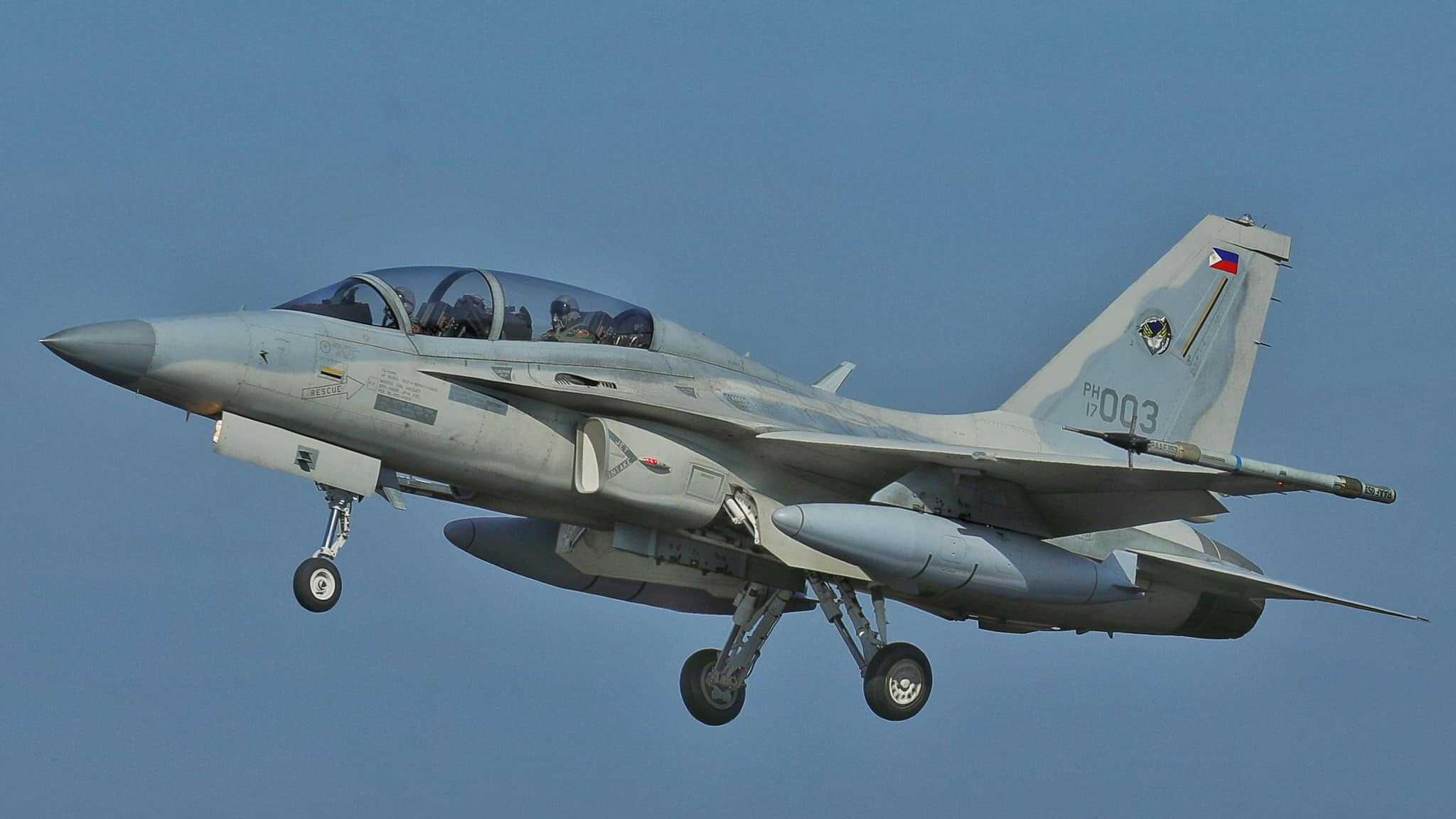 One of the PAF FA50s that made a debut appearance at the Mindil Beach Flypast in Darwin, Australia