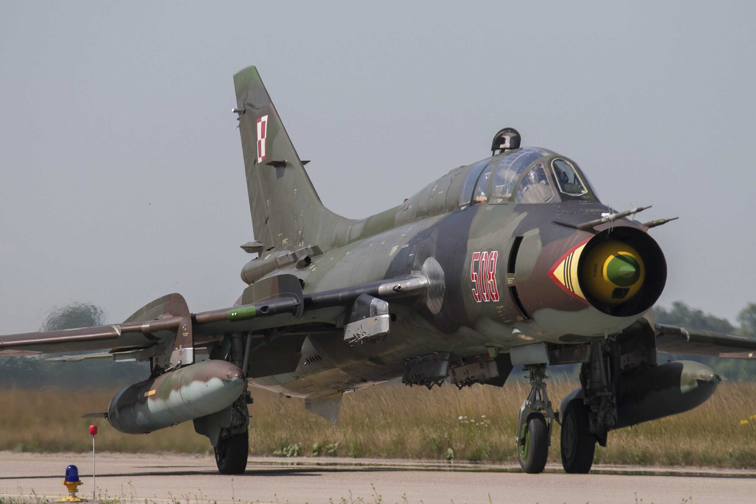 Polish Su-22UM Fitter doubleseater.