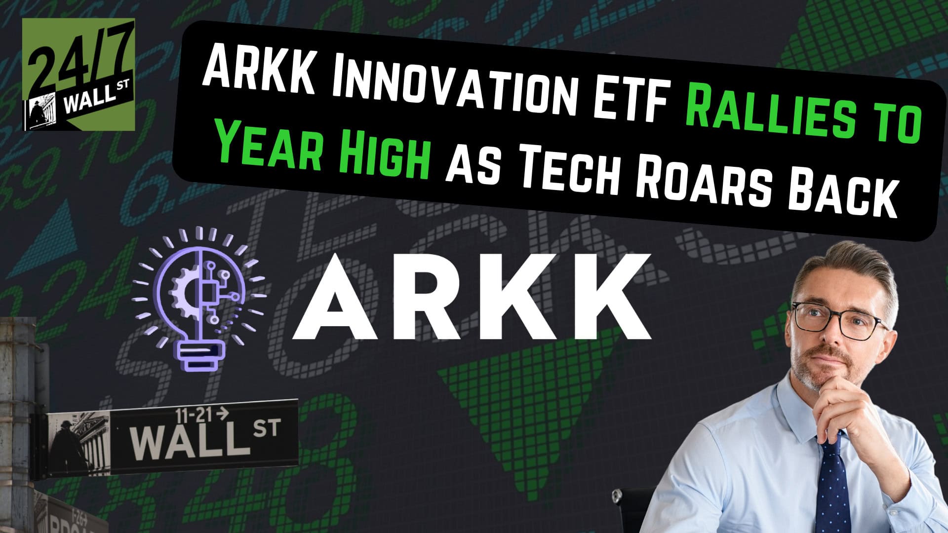 Cathie Wood's ARKK Innovation ETF Rallies as Tech Roars Back