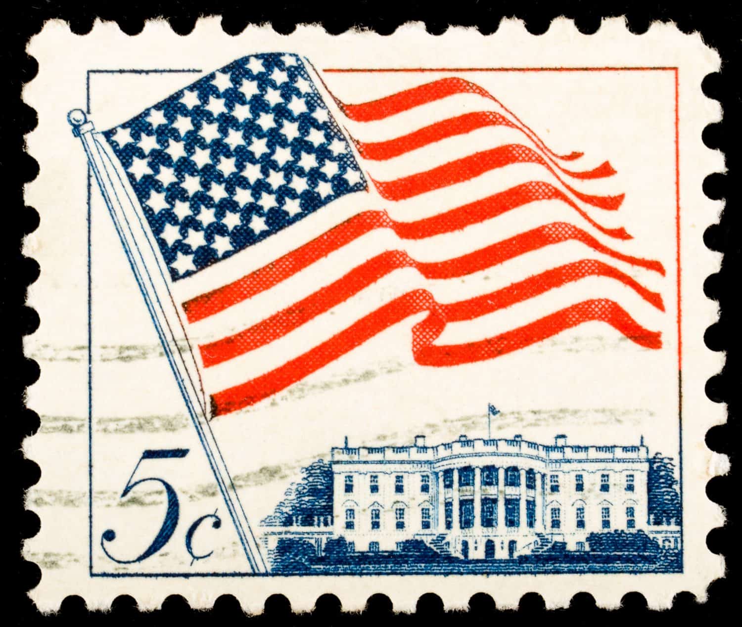 Vintage US postage stamp