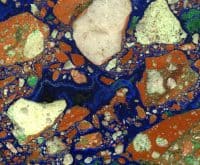 Greenlee+County+Arizona+view | Azurite-cemented breccia (Phelps Dodge Morenci Mine, Arizona, USA) 1