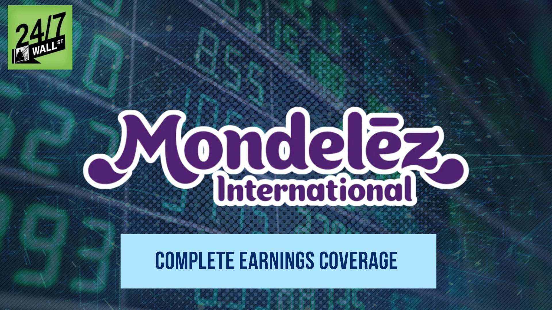 Mondelez Sinks 6% After Earnings: Here's What You Need to Know