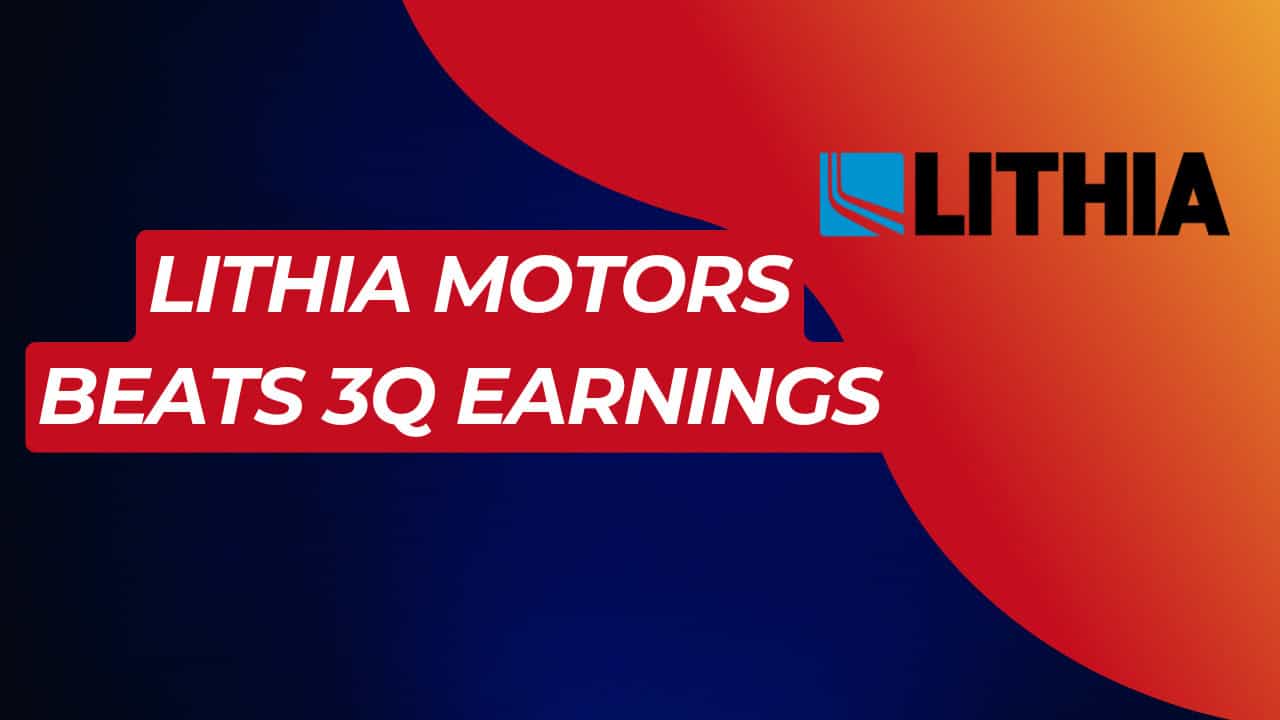 Lithia Motors Beats 3Q Estimates
