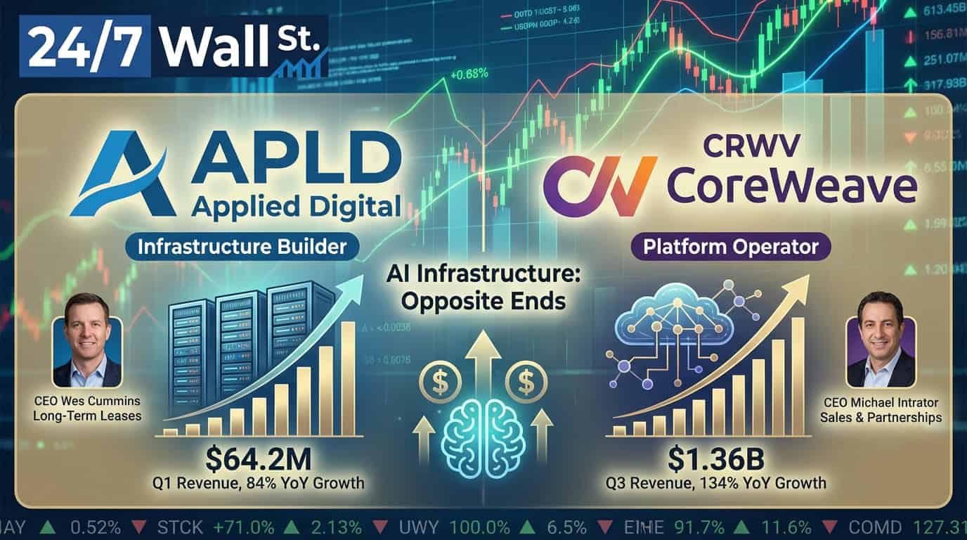 CoreWeave Hits Profitability While Applied Digital Burns Cash Building Data Centers
