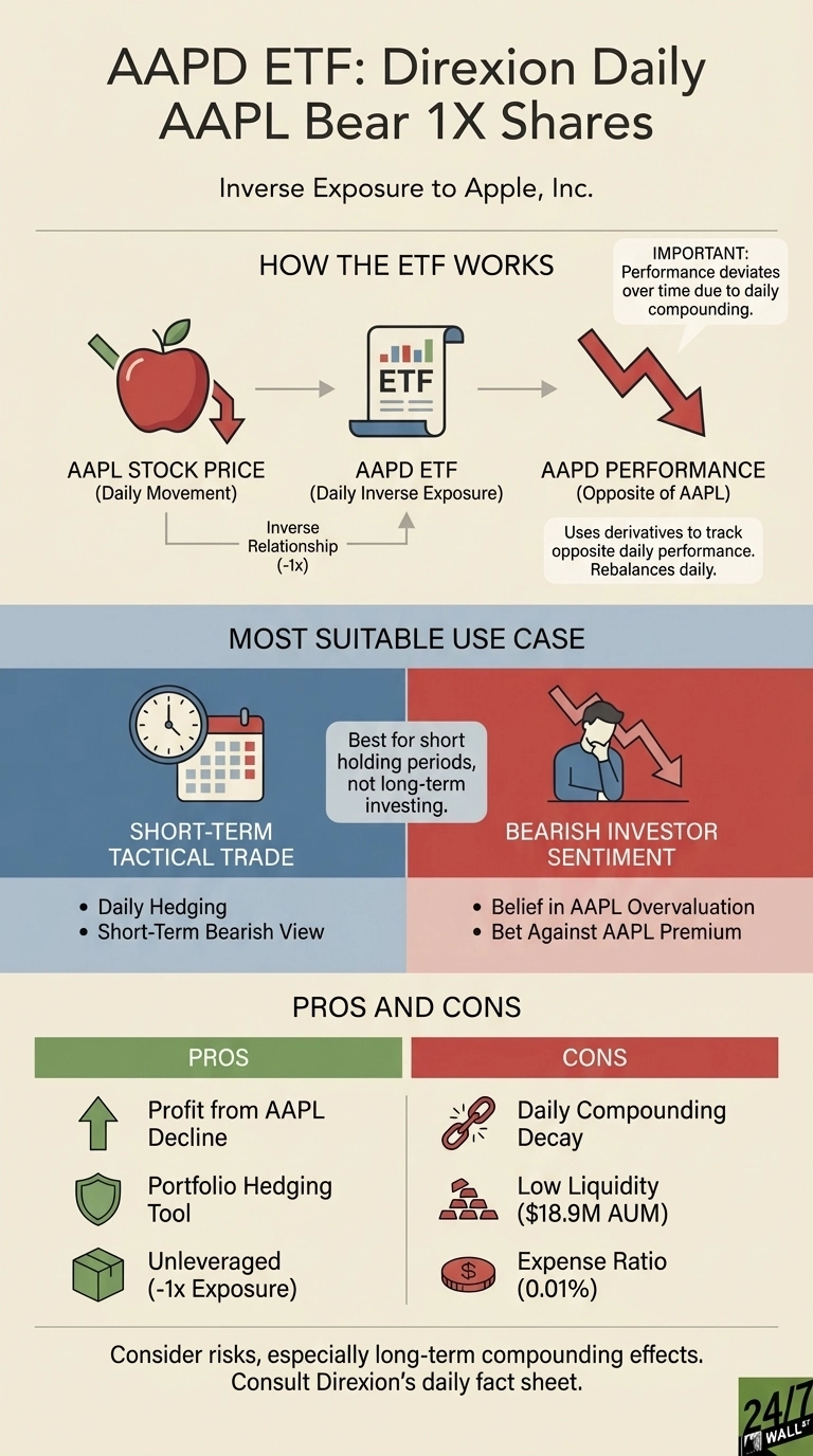 If You Think Apple Trading For 36x Earnings Is Nuts, You Can Bet Against  Them With AAPD ETF - 24/7 Wall St.