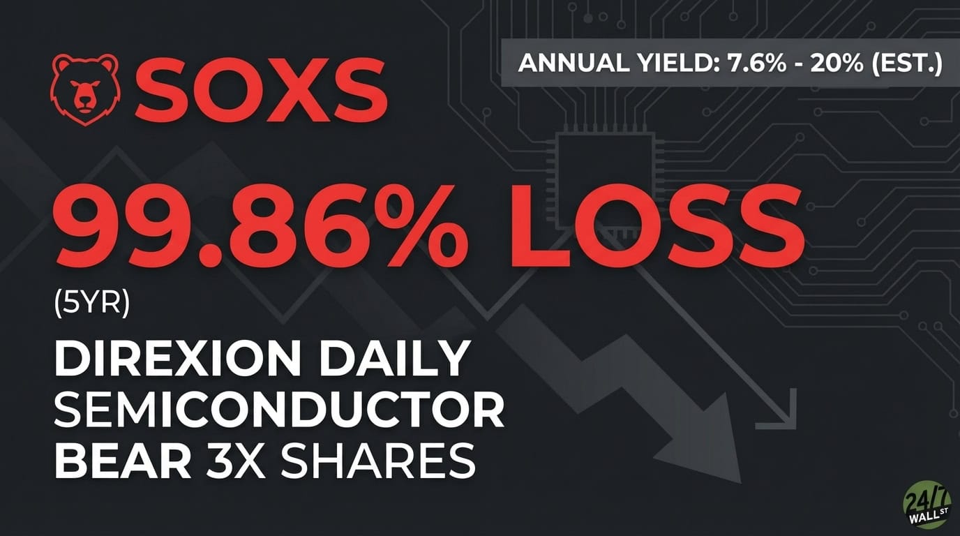 SOXS May Pay a 20% Dividend, But It Lost 87% Betting Against Nvidia | SOXS NVDA Pays a 20% Dividend, But lost 87% ofBet Against NVIDIA, and Lost 87%
