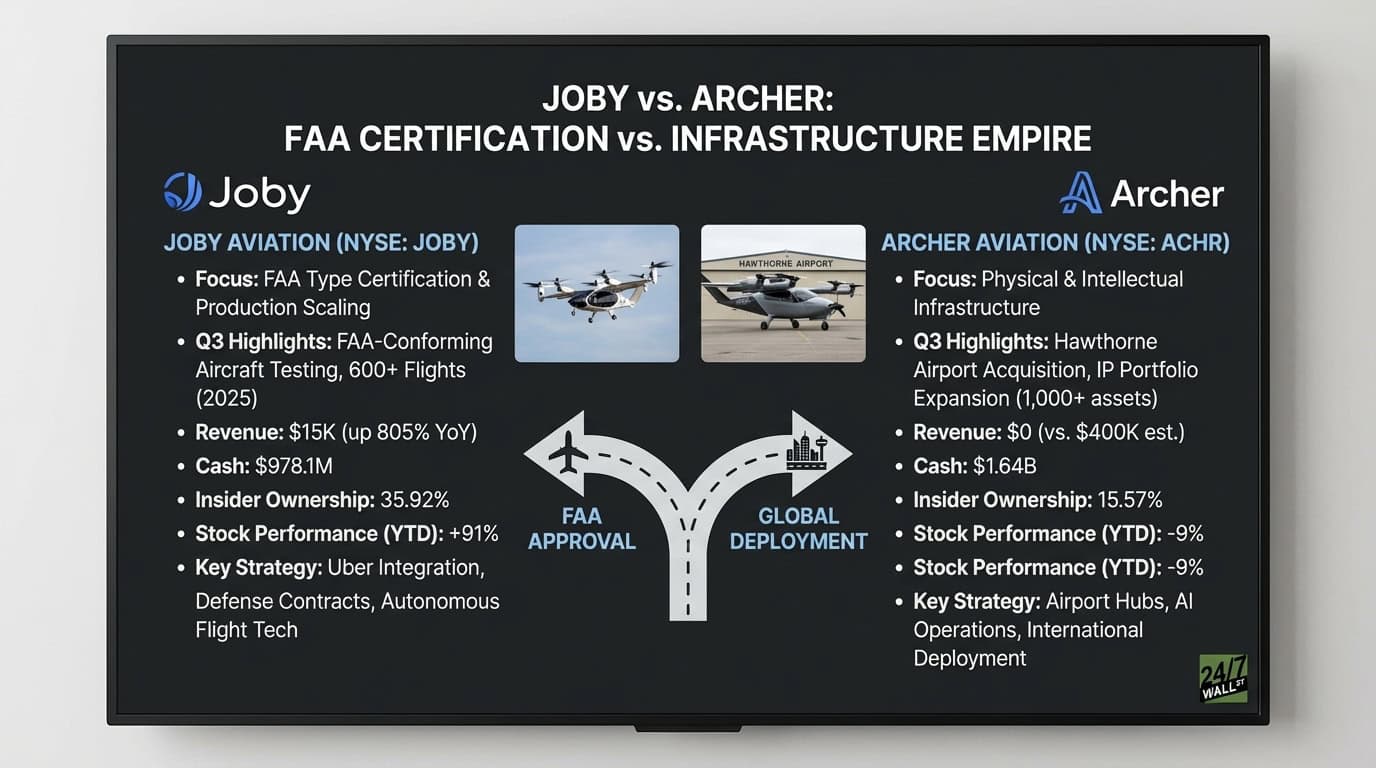 Archer Pours $126M Into Infrastructure as Joby Races Toward Certification