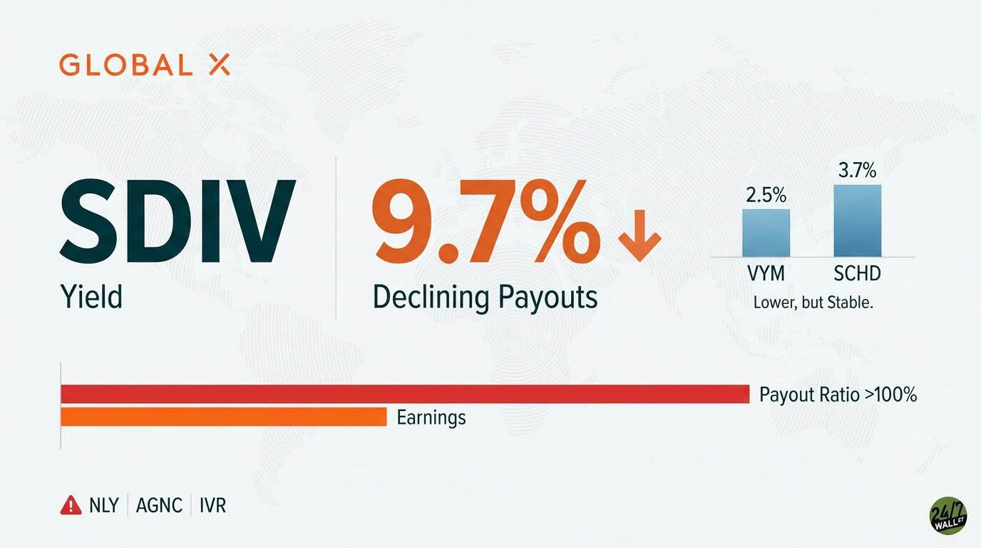 This 9.7% Yield ETF Pays Triple VYM, But There's a Hidden Problem