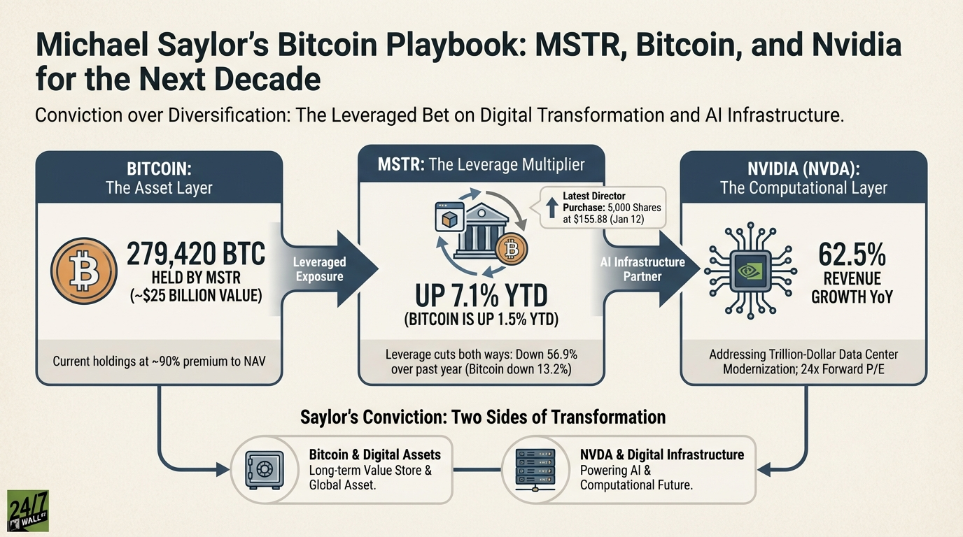 Michael Saylor's Bitcoin Playbook: What He Says Will Win