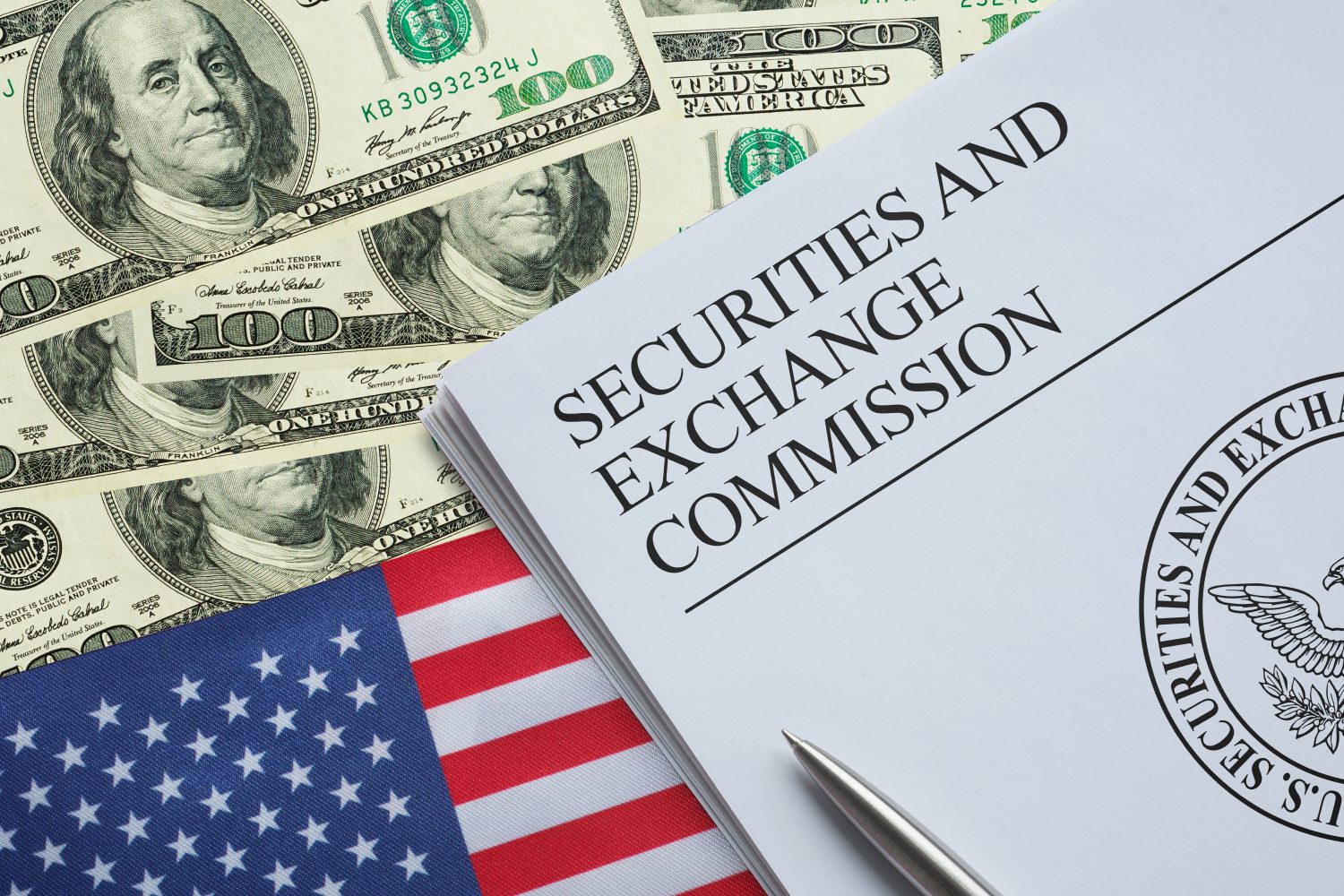 SEC Securities and Exchange Commission in USA as business and financial institution