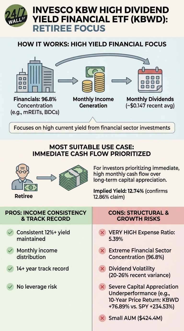 What Retirees Need To Know About Invesco's Famed 12% High Yield ETF | KBWD