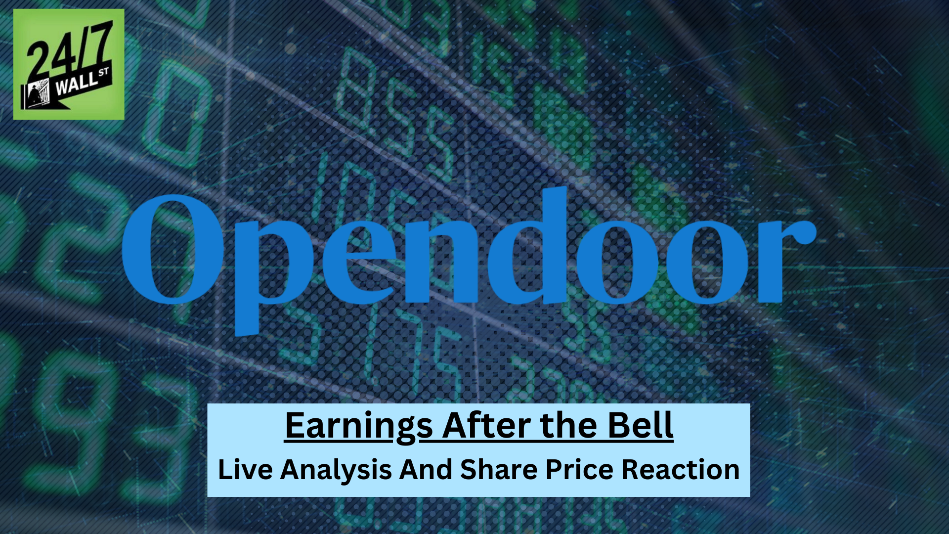 Live: Will Opendoor Beat Earnings Tonight?