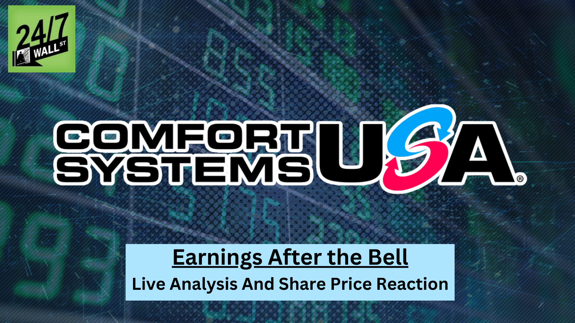 Live: Comfort Systems Reports Earnings Tonight After 65% Rally