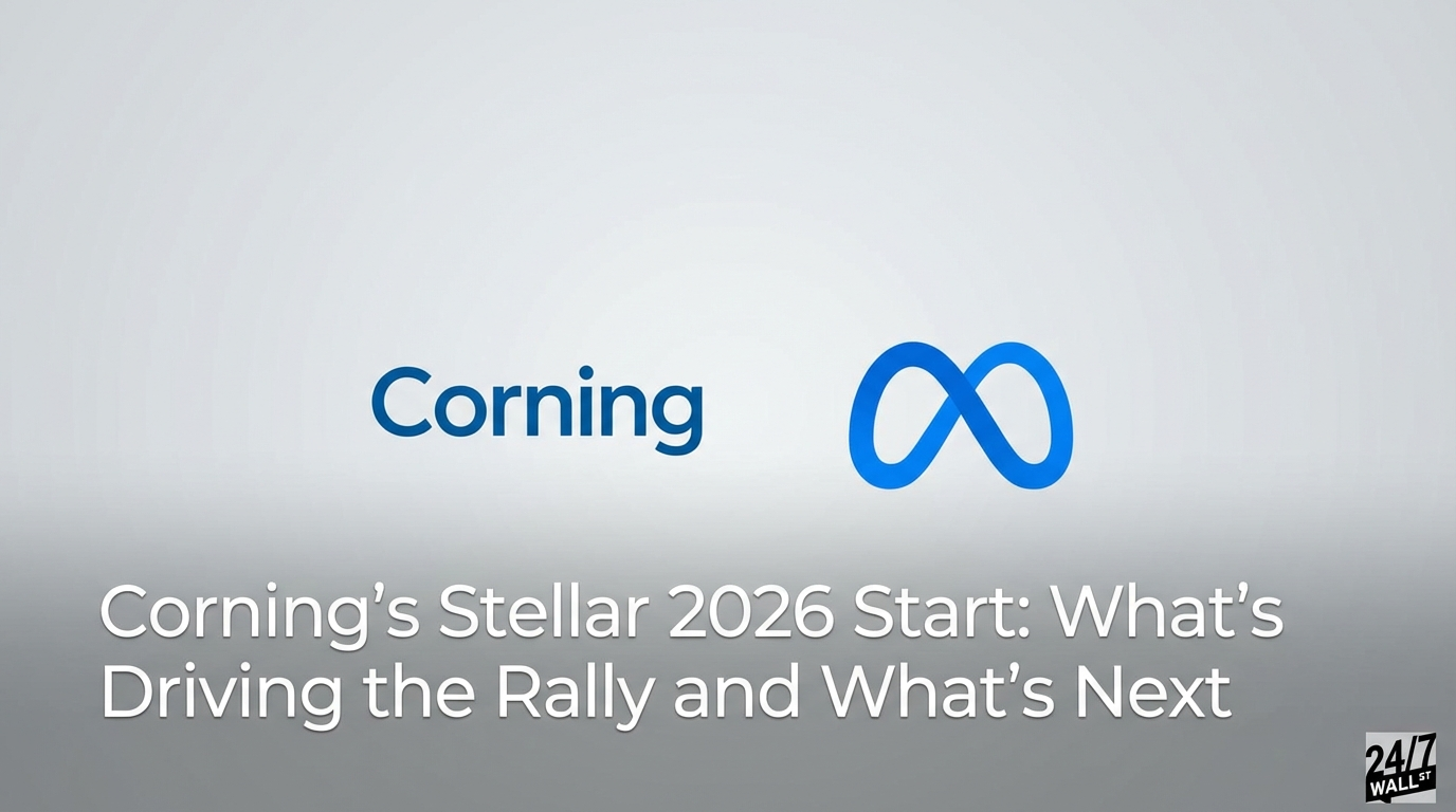 0 News Article Image AI Deals Drives Corning (GLW) Shares Up 50% In 2026: Can the Rally Continue?