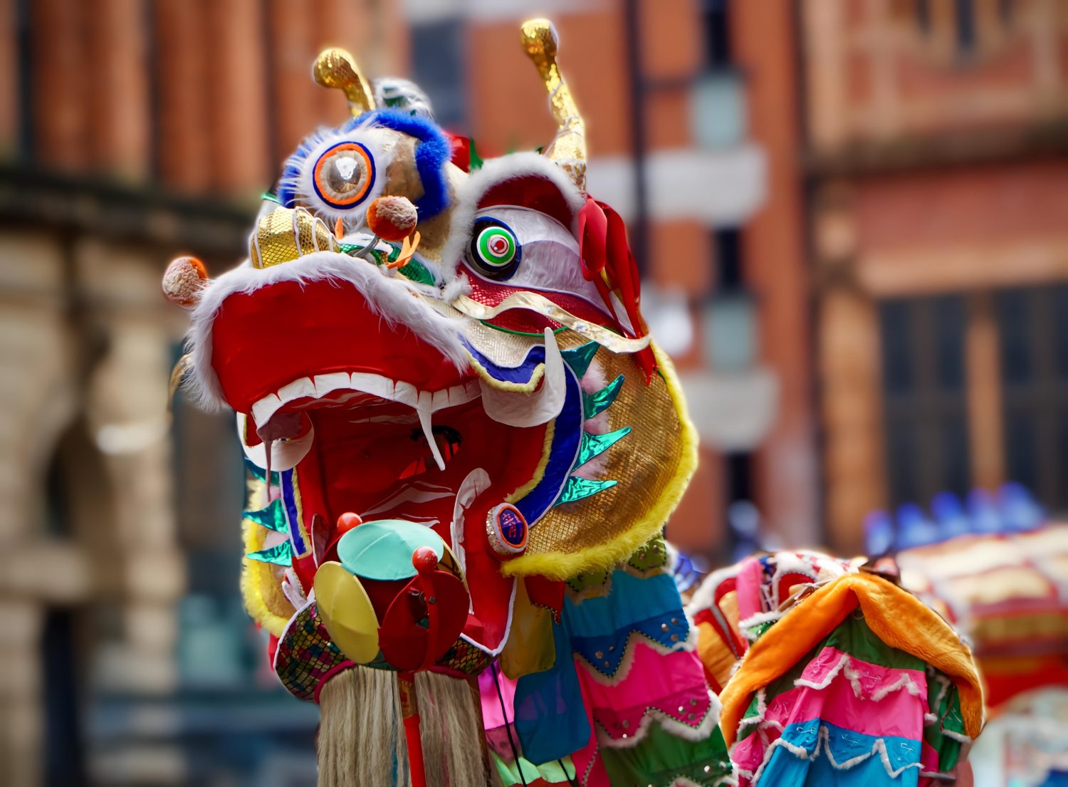 Chinese New Year . Year of the horse in Manchester, United Kingdom .