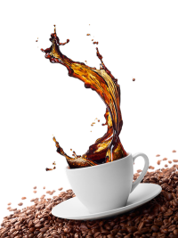 splshing coffee