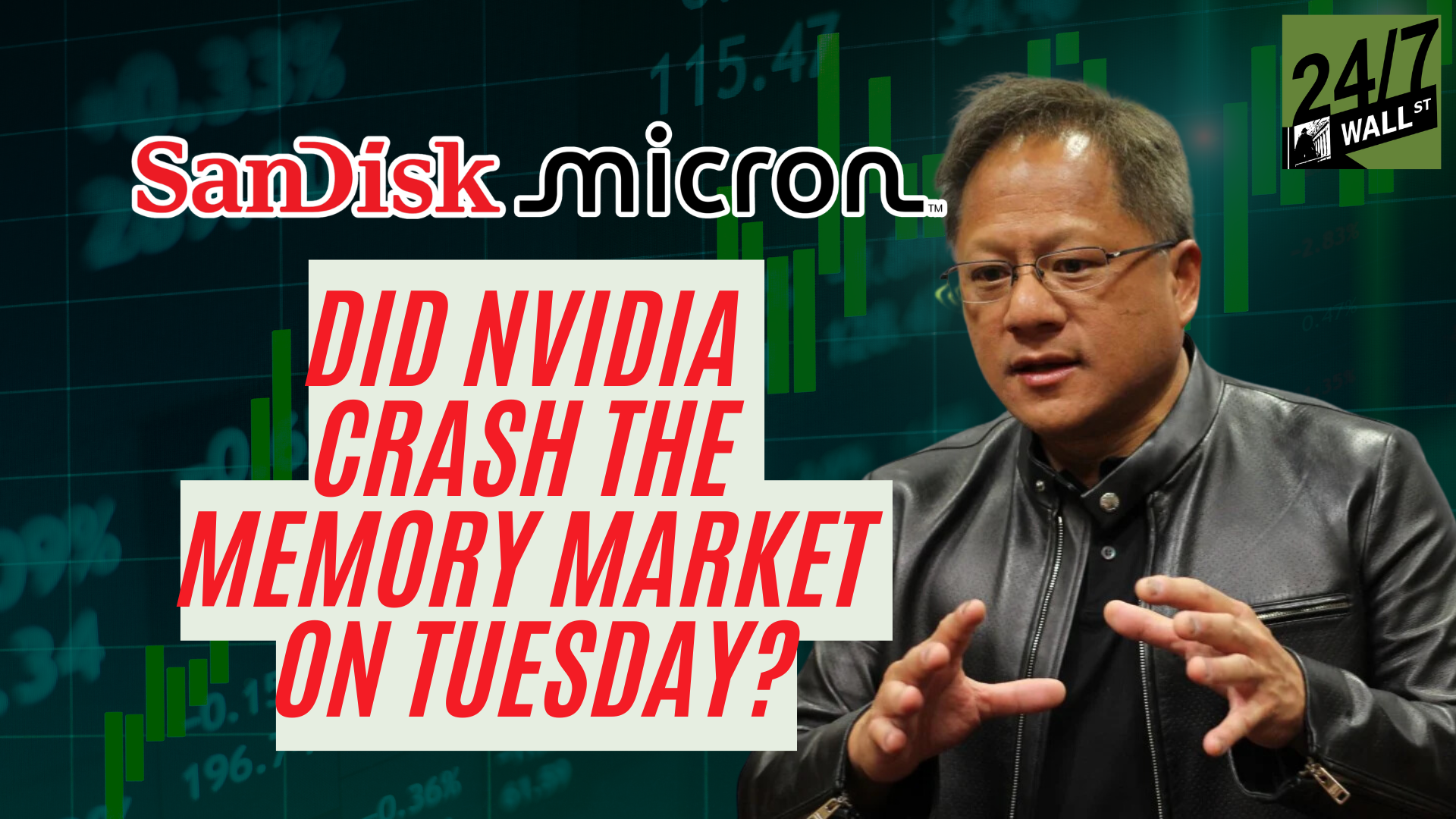 Did NVIDIA Crash Memory Stocks Like Micron and SanDisk Yesterday?