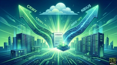 CoreWeave Surges 8%, Nebius Gains 7%: AI Infrastructure Stocks Rally on Landmark Financing and Platform News