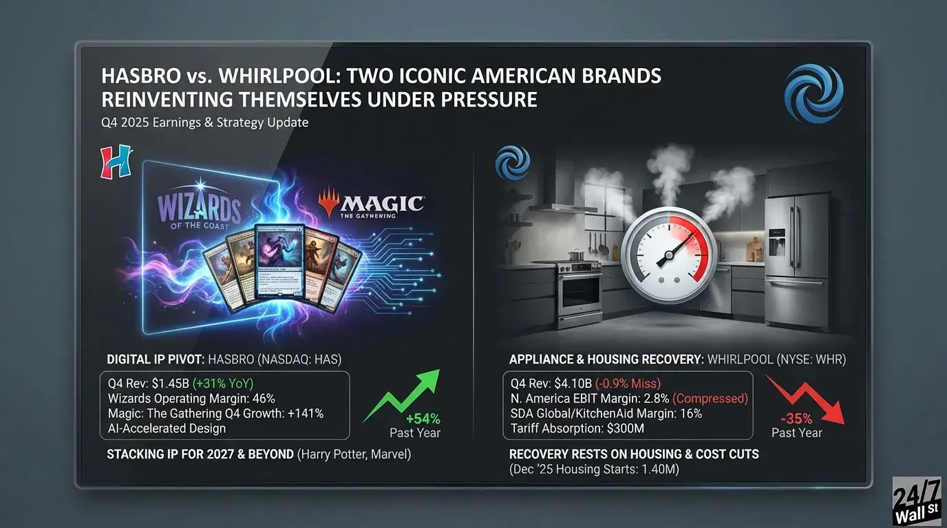 Hasbro and Whirlpool: Two Iconic American Brands Reinventing Themselves Under Pressure