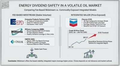 Midstream Dividends From EPD, Williams, and ONEOK Are Built to Survive Oil Price Chaos