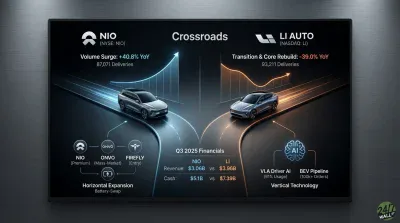 Nio vs Li Auto: Two Chinese EV Giants at a Crossroads