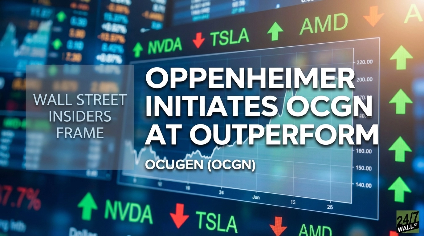 Oppenheimer Starts Ocugen (OCGN) at Outperform on Gene Therapy Pipeline