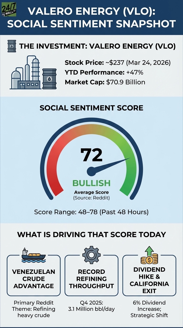 Valero’s 98% Capacity Run Rate and California Exit Have Redd