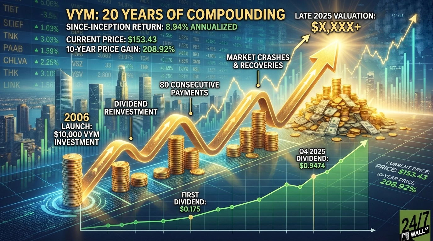 This Vanguard ETF Has Paid Dividends for Years — Here’s What $10,000 Invested at Launch Is Worth Today