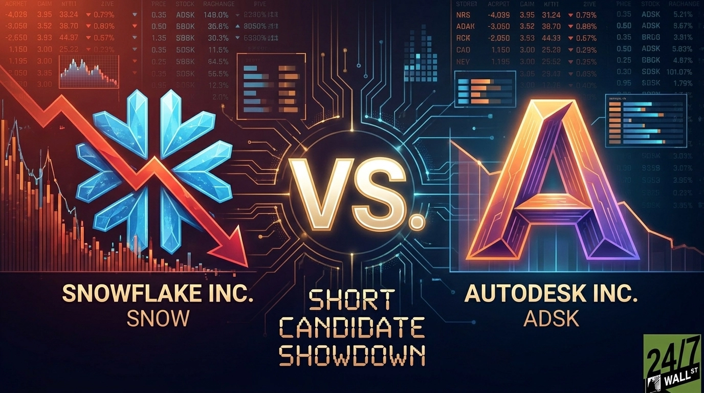 Autodesk vs Snowflake: Which Is the Better Short Candidate Right Now?
