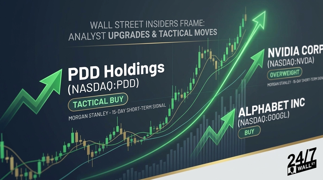 Morgan Stanley Opens a Tactical Buy on PDD Holdings: A Regulation Overhang Just Lifted and the Clock Is Ticking