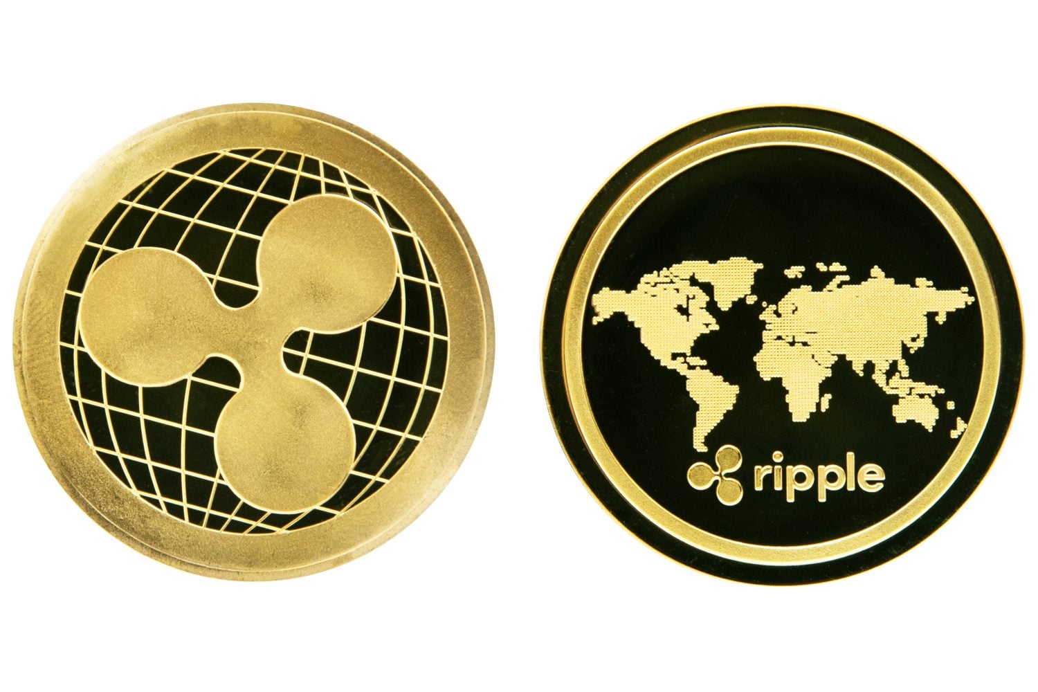 Ripple golden coin (XRP) Cryptocurrency. Ripple is a blockchain technology that acts as both a crypto currency and a digital payment network for financial transactions