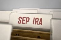 Filing folders with word sep ira