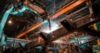 The F-Series is Ford's most profitable asset. Using a dramatic, high-tech industrial shot of its production signals to investors that Ford is modernizing its core strength to fund the electric pivot.