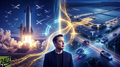 Musk Wants to Merge SpaceX and Tesla. If He Does, He’ll Control a $3.4 Trillion Empire