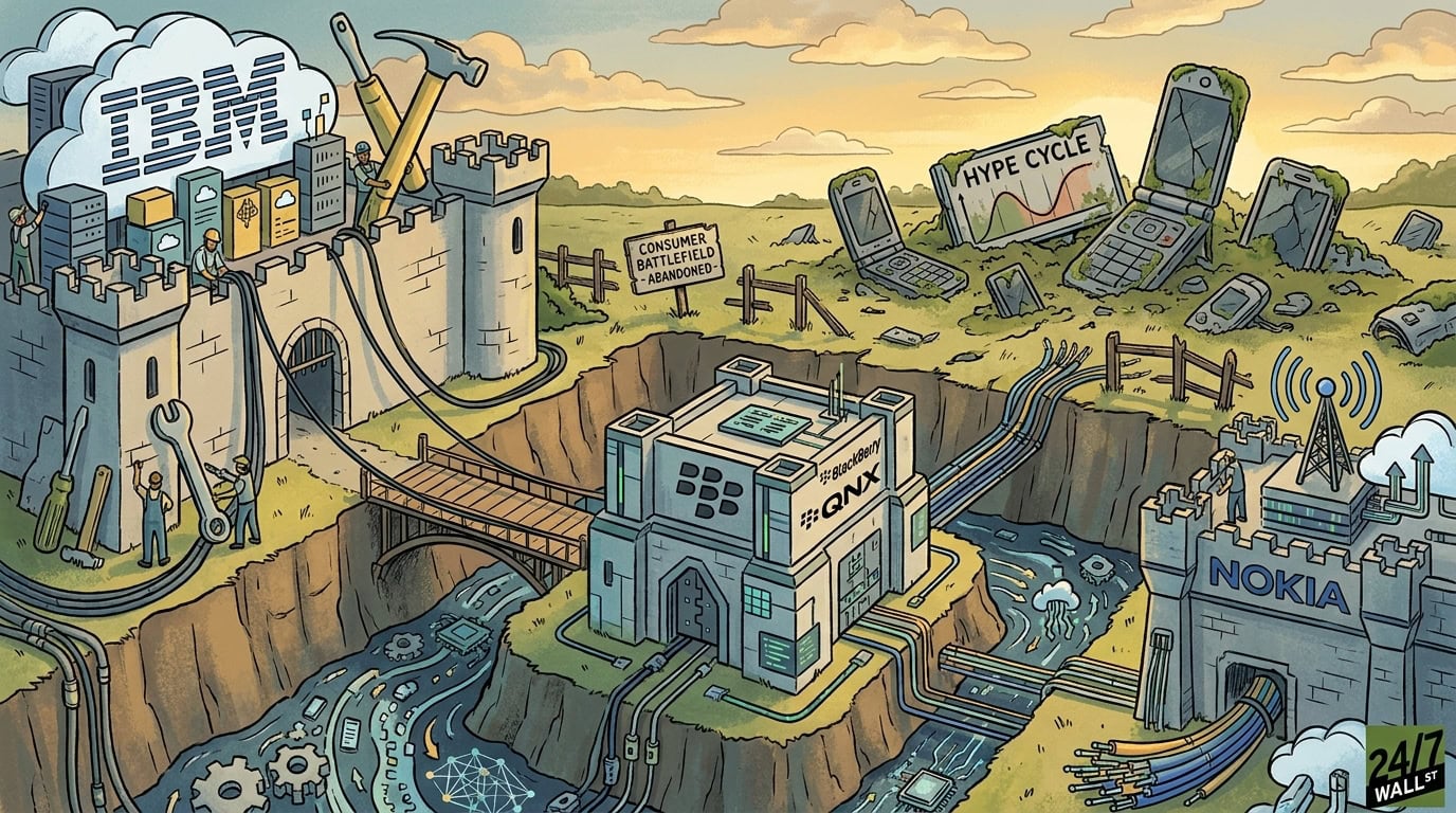 BlackBerry, IBM, and Nokia Are All Trying to Come Back. History Says Only One Survives