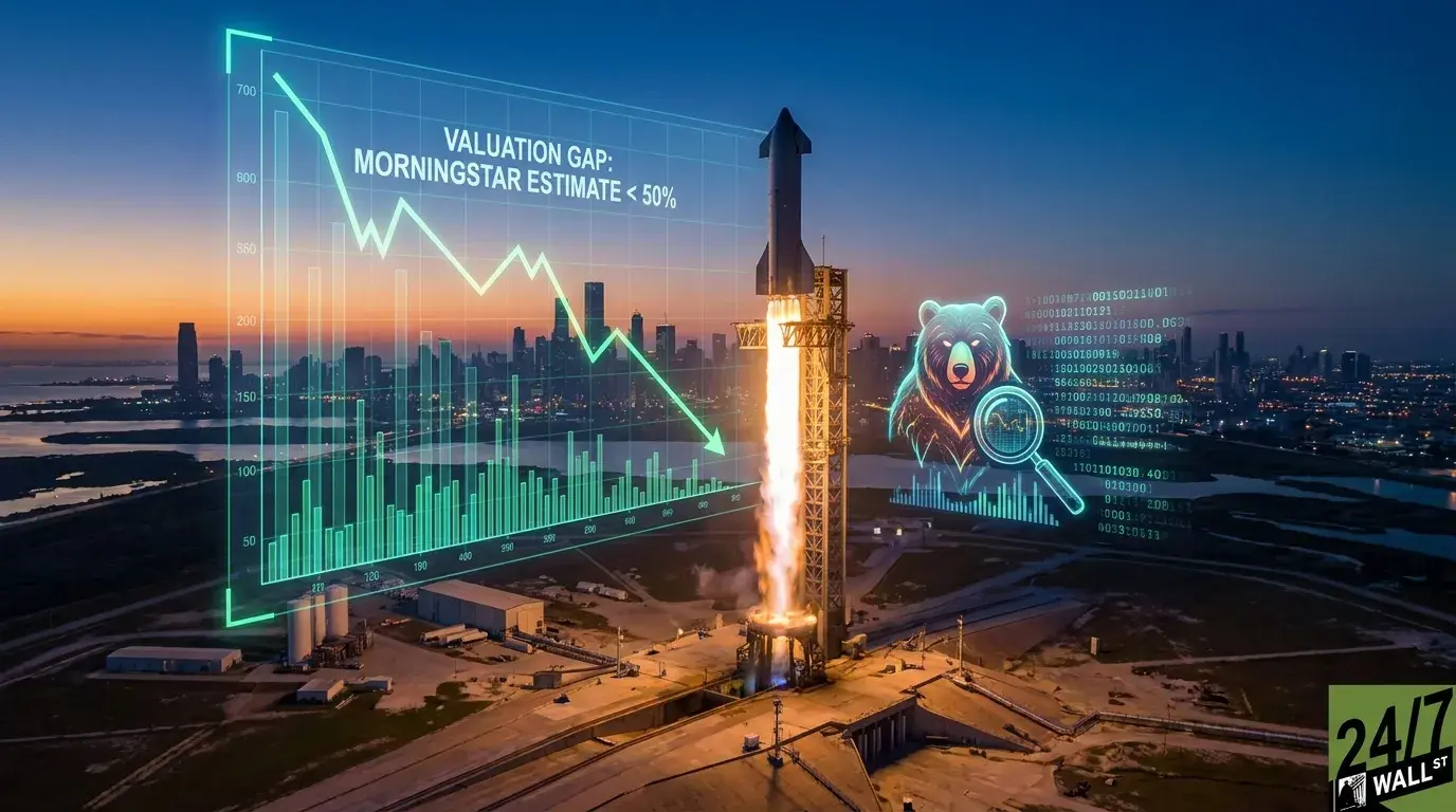 Morningstar Says SpaceX Could Be Worth Less Than Half Its $1.75 Trillion IPO Price