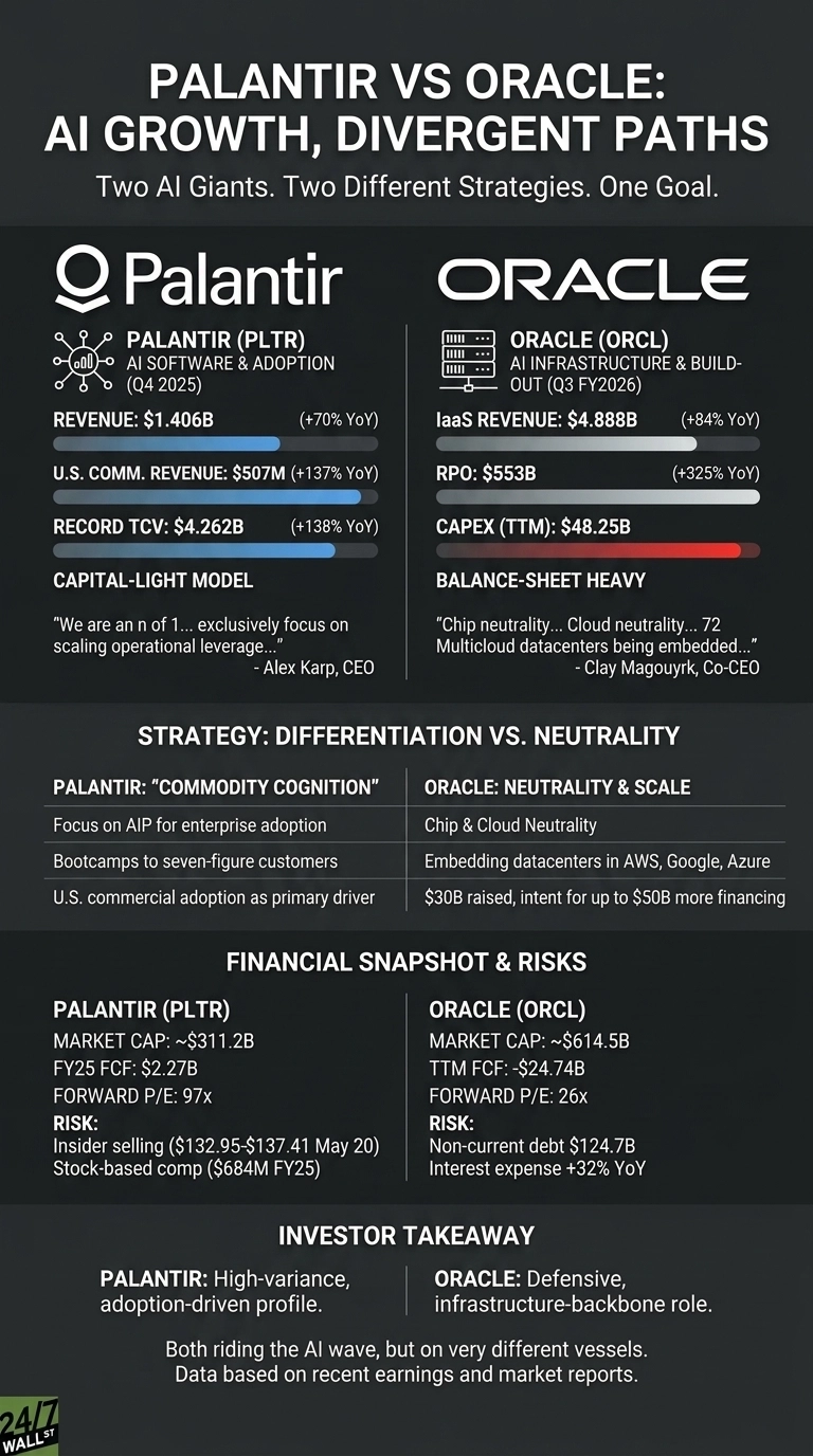 Palantir vs Oracle: Two AI Plays, One Winner