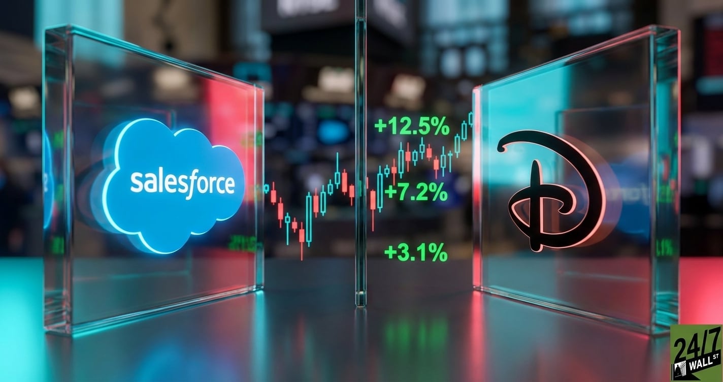 Disney or Salesforce: Which Beaten-Down Dow Giant Is the Smarter Dip-Buy?