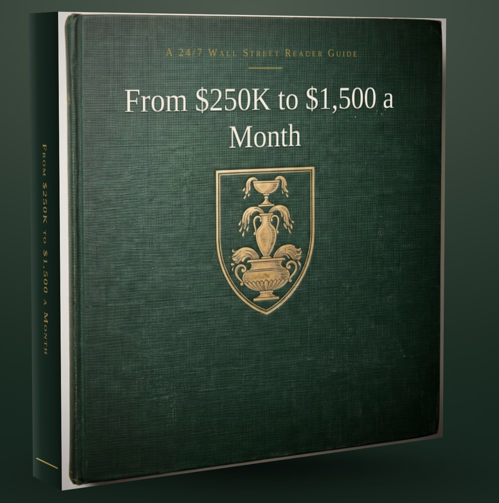 From $250K to $1,500 a Month book cover